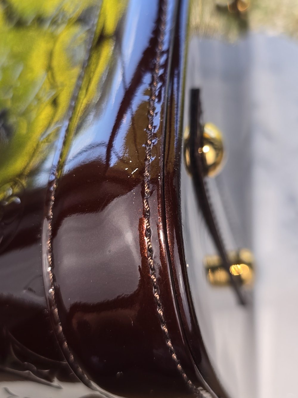 Louis Vuitton Alma PM Amarante Monogram Vernis Patent Leather Bag - Picture 14 of 15